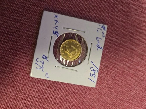 1851 $1 Dollar Liberty Head Gold Coin Uncertified