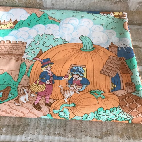 Humpty Dumpty Vintage V.I.P. fabric Jane and Jill Mother Goose Cow Jumped Over T - Picture 10 of 12