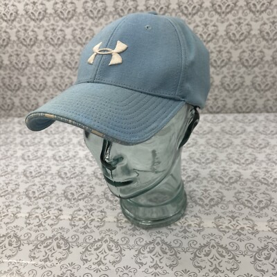 Under Armour Control Fit Stabilizer Wool/Spandex Sky Bue Baseball Hat Cap XL