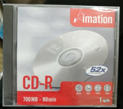 5 x Imation Rohlinge CD-R Discs 700MB / 80MIN, 52X, neu und versiegelt