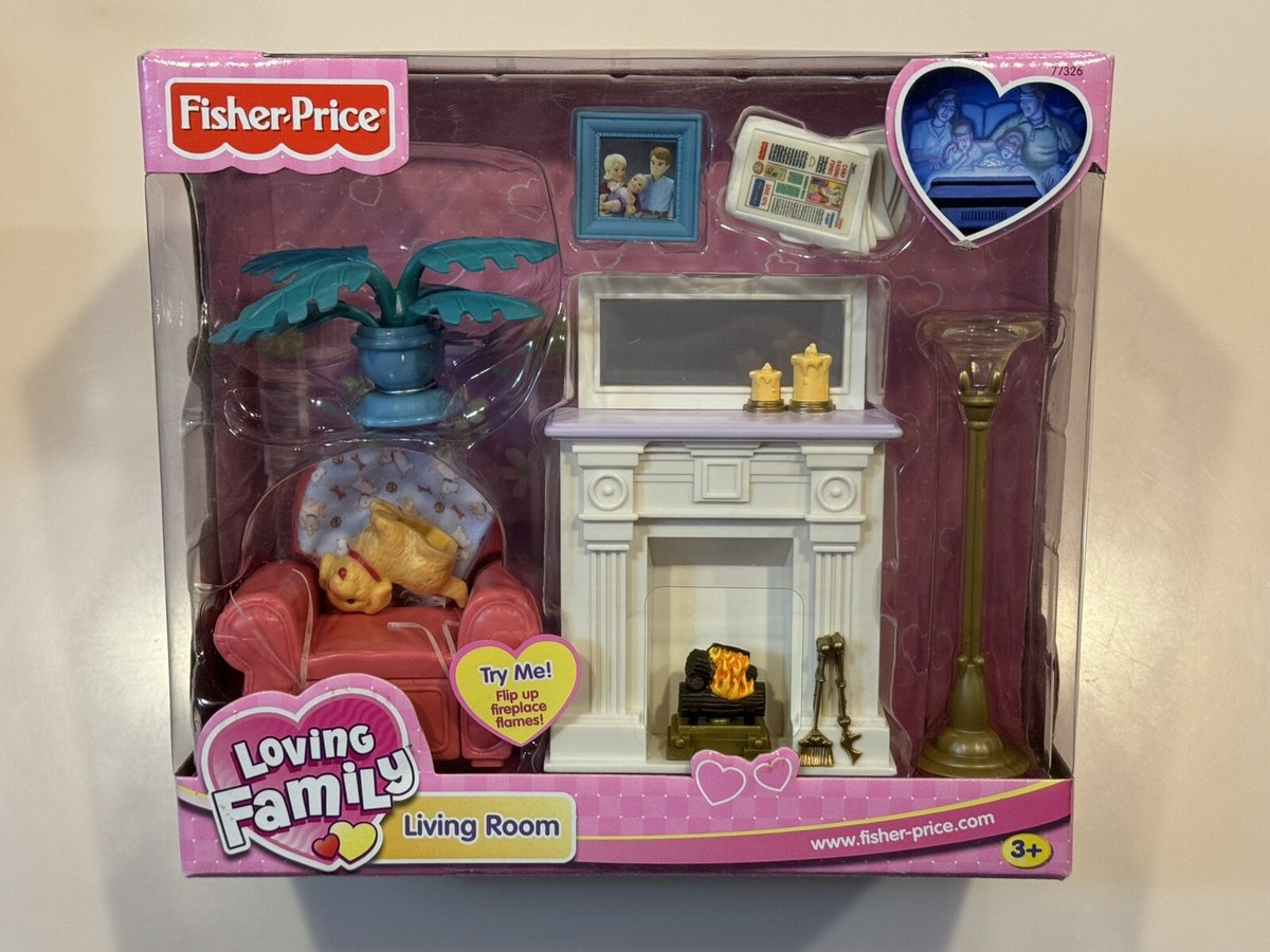 NEW! Fisher Price Loving Family Dollhouse SWEET SOUNDS LIVING ROOM