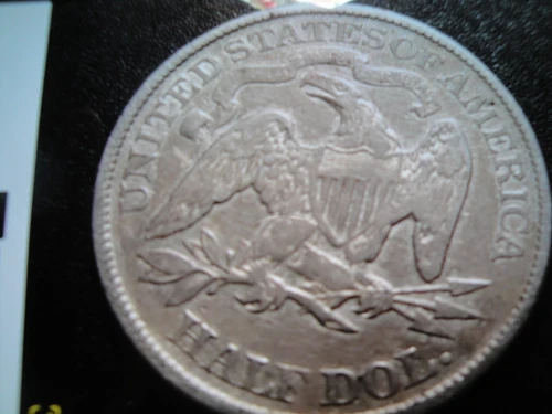 (1) Series 1877 Liberty Seated Half Dollar VF Cieculated Condition