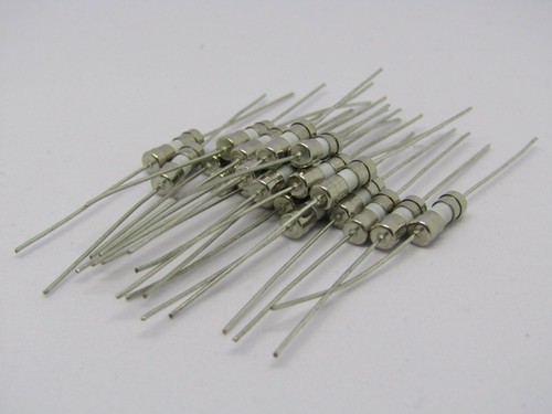 Fußblei Keramiksicherung 2A T2A langsam & F2A schnell T2AL250V T2000 3,6x10m Axialverstärker - Bild 23 von 23