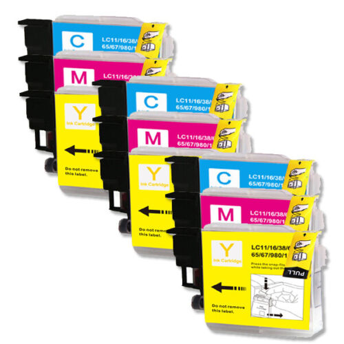 Drucker Tintenpatrone passend für Brother LC61 MFC-J415W MFC-J615W MFC-J630W MFC-5490CN - Bild 10 von 10