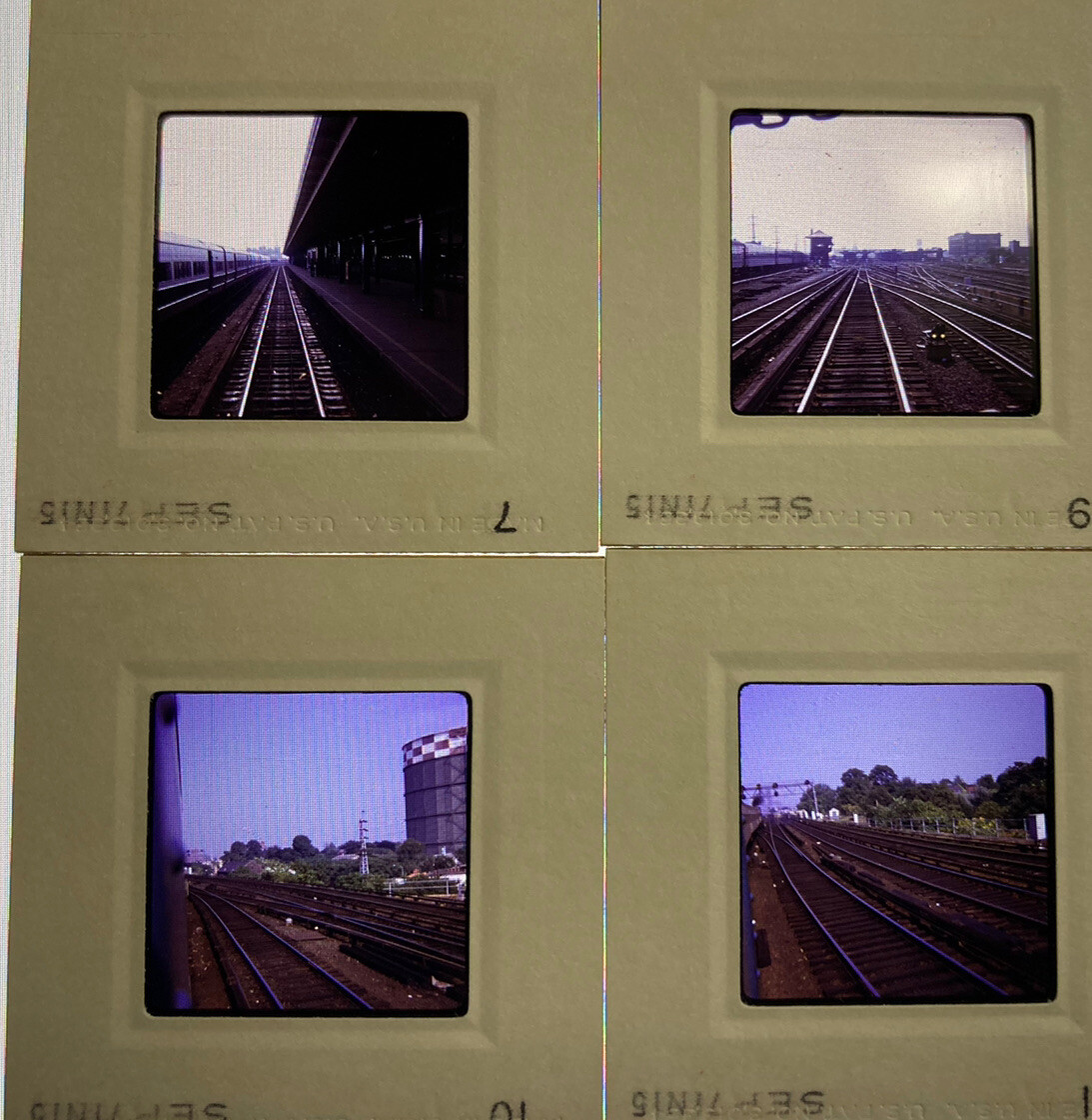 Original Slides Long Island Railroad Jamaica Hicksville Tracks Stations