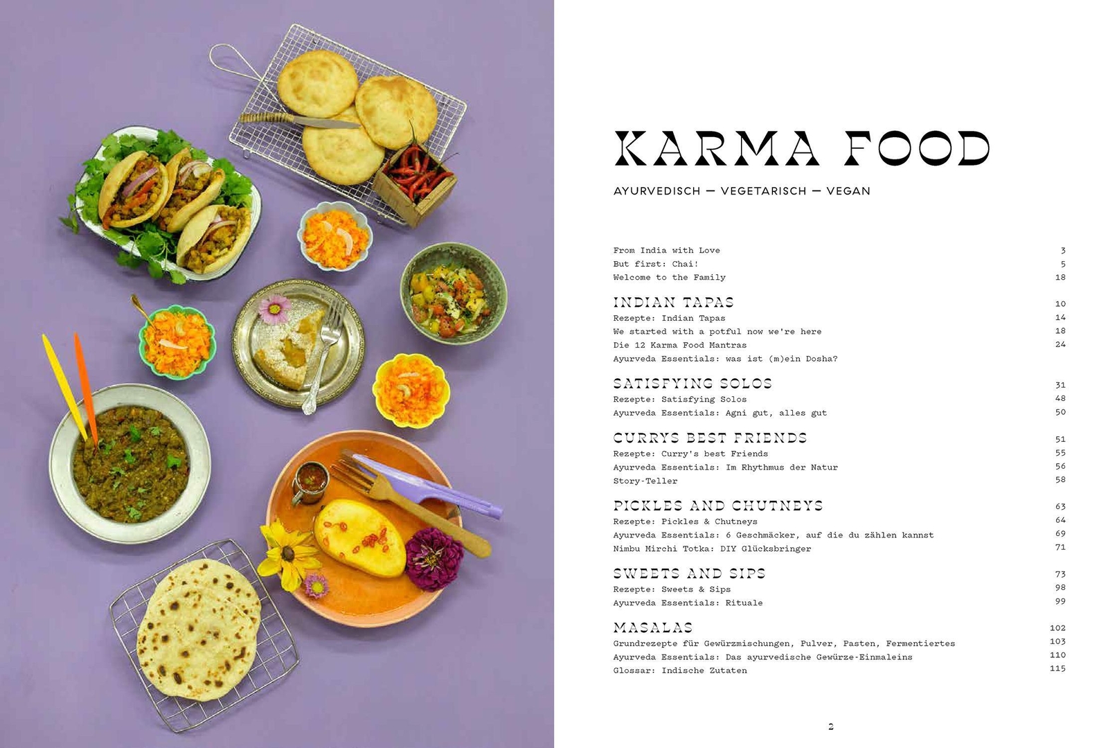 Thumbnail - Karma Food Ayurvedisch - Vegetarisch - Vegan Adi Raihmann (u. A.) Buch