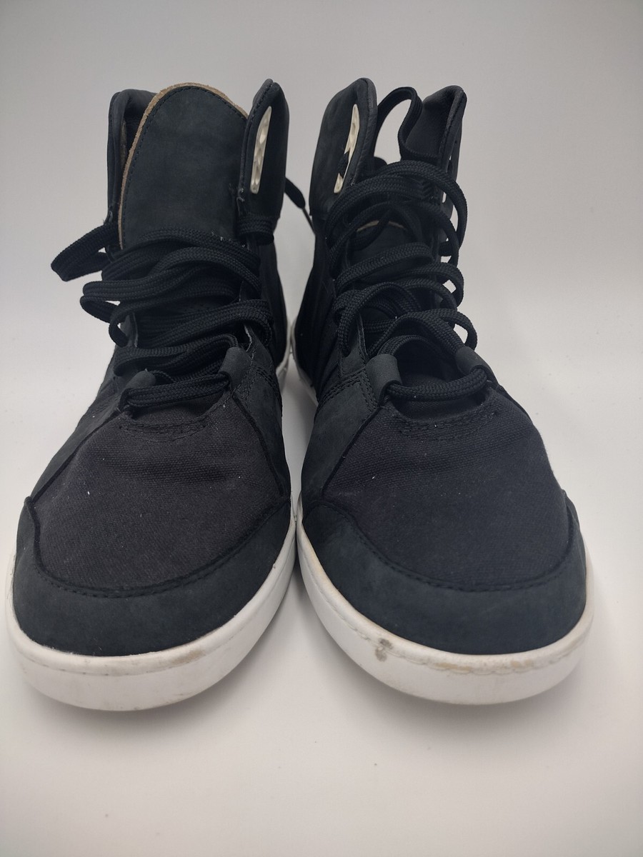 Size 11.5 - adidas SLVR Hoops Mid Black white sole G42399  display picture 1