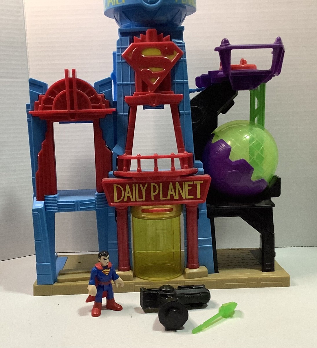 Imaginext Daily Planet Play Set Superman Building 2015 Mattel DC