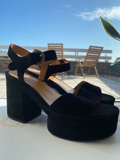 Chloe Odina Black Sandals  