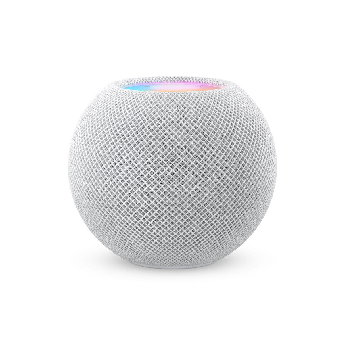 Apple HomePod Mini (Weiß) MY5H2D/A [Bluetooth, 360° Audio, Siri Sprachsteuerung]