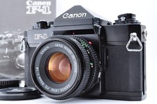 Canon F-1 Late Model 35mm SLR Film Camera w/ New FD 50mm f/1.8 Lens 506001