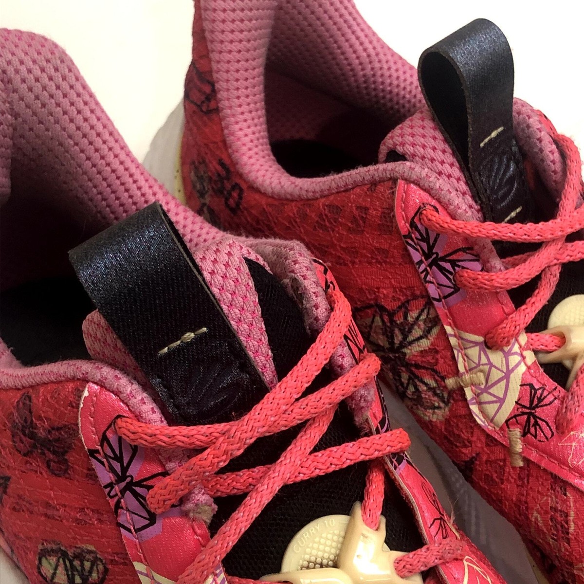 Under Armour Curry Flow 10 Pink Unicorn & Butterfly Girl Dad