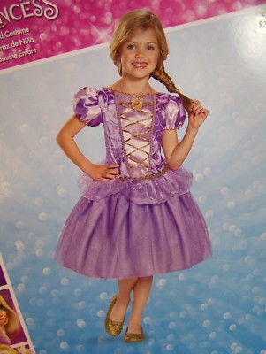 Disguise Rapunzel Day Dress Classic Costume - Purple Disney Princess Outfit, Size Small (4-6X) - View #3