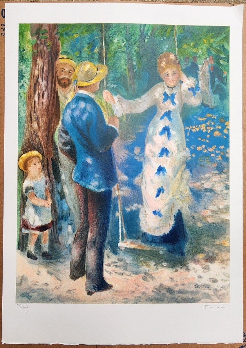 Pierre-Auguste Renoir【母と子】　保証書 Pierre-Auguste Renoir【母と子】 保証書 Pierre-Auguste Renoir