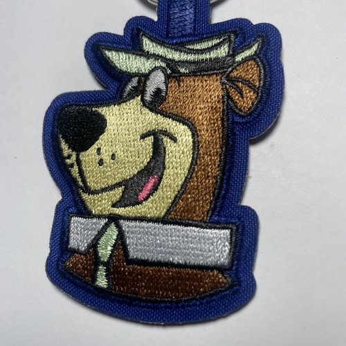 Rarissimo portachiavi tessuto orso yogi vintage Jellystone Park ricamato unico - Foto 3 di 7