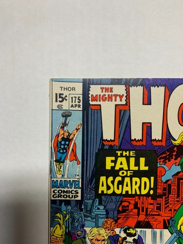 THOR #175 Marvel April 1970 - The Fall of Asgard! Loki - Picture 2 of 7