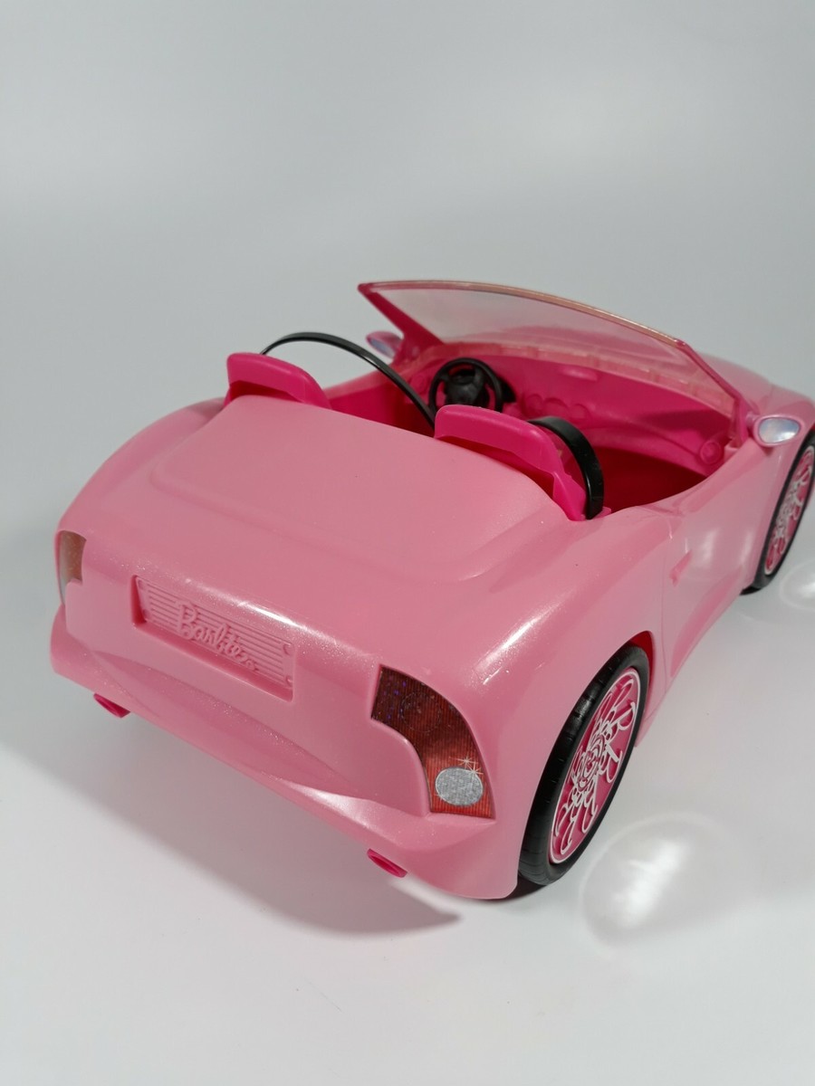 Barbie車ピンク Barbie Pink Convertible 2-Seater Vehicle With Rolling Wheels