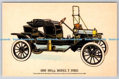 R734072 1910 20h p Model T Ford Fine Art Lithographie Prescott Pickup