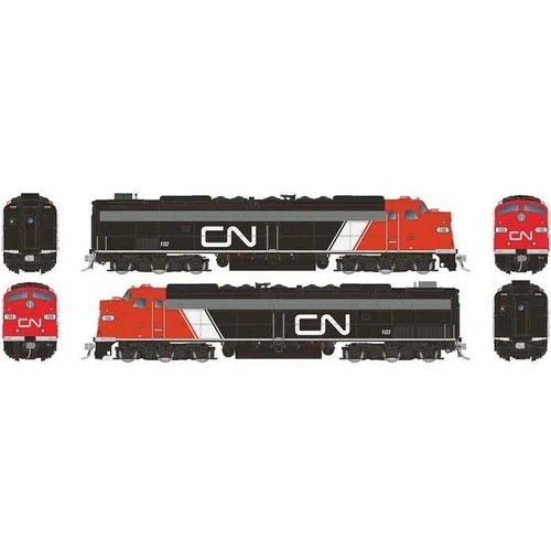 Rapido 28816 HO Neuaufbau EMD E8A E8A mit Head-End Power HEP - CN #102 #103 | Zustand: New