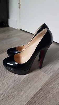 Escarpin Christian Louboutin Bianca Calf 140 Patent - Photo 1/4