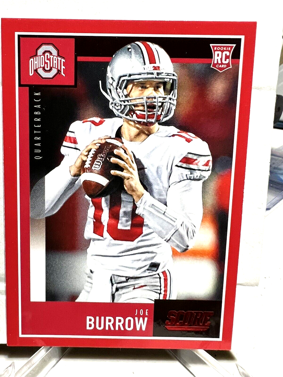 2020 Joe Burrow Score Rookie Red Border Parallel SP 1st Rookie BENGALS RARE!  | eBay
