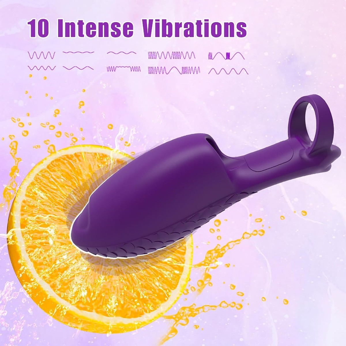 Finger Vibrator mit Leise und Stark 10 Vibrationsmodi für Sie Klitoris u