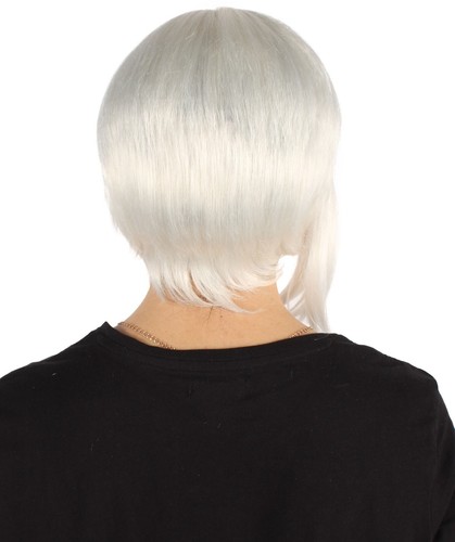 HPO Adult Women's American Comic Book War Hero White Wig, HW-7425 - Picture 4 of 9