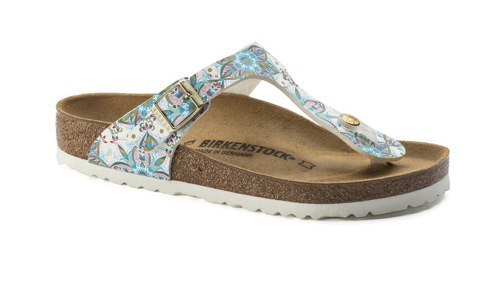 Birkenstock GIZEH Boho Flowers White 1015281 Sandal Regular Birkenstock GIZEH Boho Flowers White 1015281 Sandal Regular