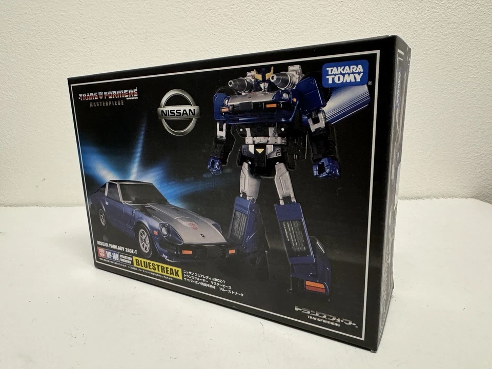 Transformers Takara Tomy Authentic Masterpiece MP-18b Bluestreak MISB + Coin - Immagine 3 di 4