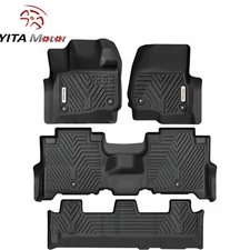 YITAMOTOR Floor Mats for 2018- 2025 Ford Expedition & Max All Weather TPE Liners