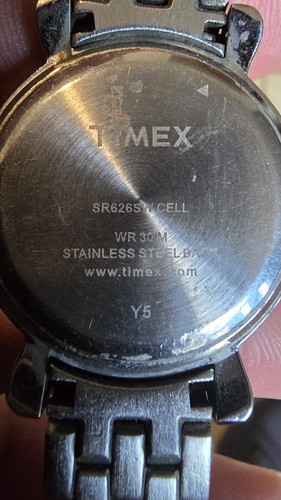 Rare Timex Women's Swarovski Crystal Silver tone bracelet Watch ~Needs Battery~ - Picture 10 of 10