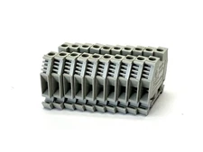 Allen Bradley 1492-W10 Terminal Blocks 50A 600VAC/DC Gray 10mm LOT OF 10