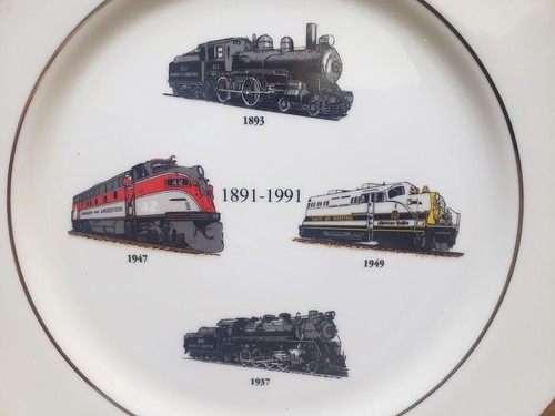 Rare Bangor And Aroostook Railroad Centennial Commemorative 10.5" Plate #91/200 - Picture 3 of 13