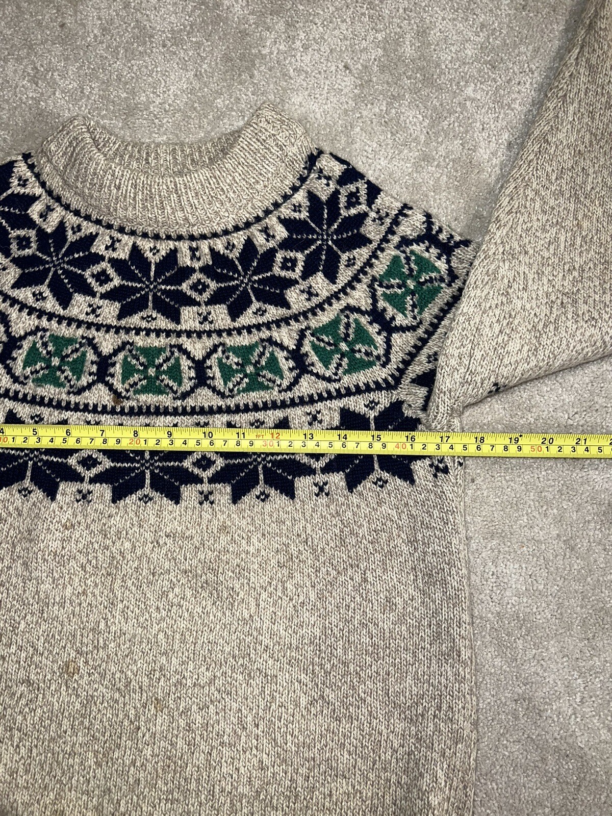 Woolrich Jumper Women’s, Medium, Beige, Fairisle. eBay