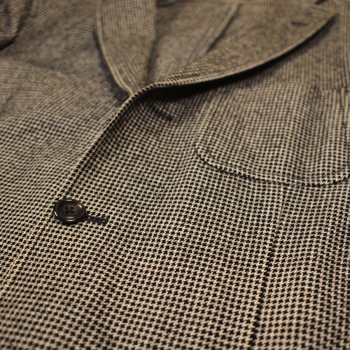 BOGLIOLI Dover wool & cotton houndstooth jacket size IT 48 / M / Medium blazer - Imagen 4 de 15