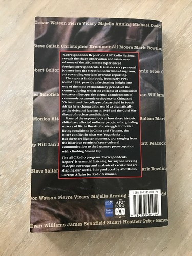 Correspondents Report 1993-1994 edited by Hamish Robertson (Paperback, 1994) - Picture 2 of 2