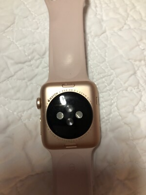 Apple Watch Series 3 42mm Gold Aluminium Case with Pink Sand  display picture 1