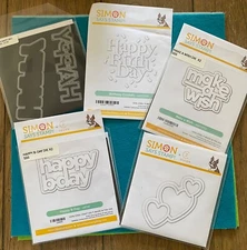 Simon Says Stamp Word Dies Most are BRAND NEW You Choose