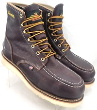 Thorogood 91188 Brown Leather Waterproof Steel Toe EH Work Boots Men's US 12EE
