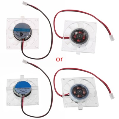 CPU Radiator for DC 12V 2Pin USB for DC Brushless Quiet Exhaust Fan for PC Compu