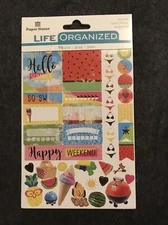 PAPER HOUSE PPHSTPL.11 PPHSTPL 11 LIFE ORG PLANNER STICKER SUMMER FUN