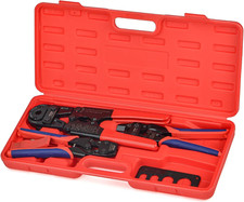 PEX Crimping Tool Set for Copper Crimp Ring and PEX Cinch Clamp, Crimping and...