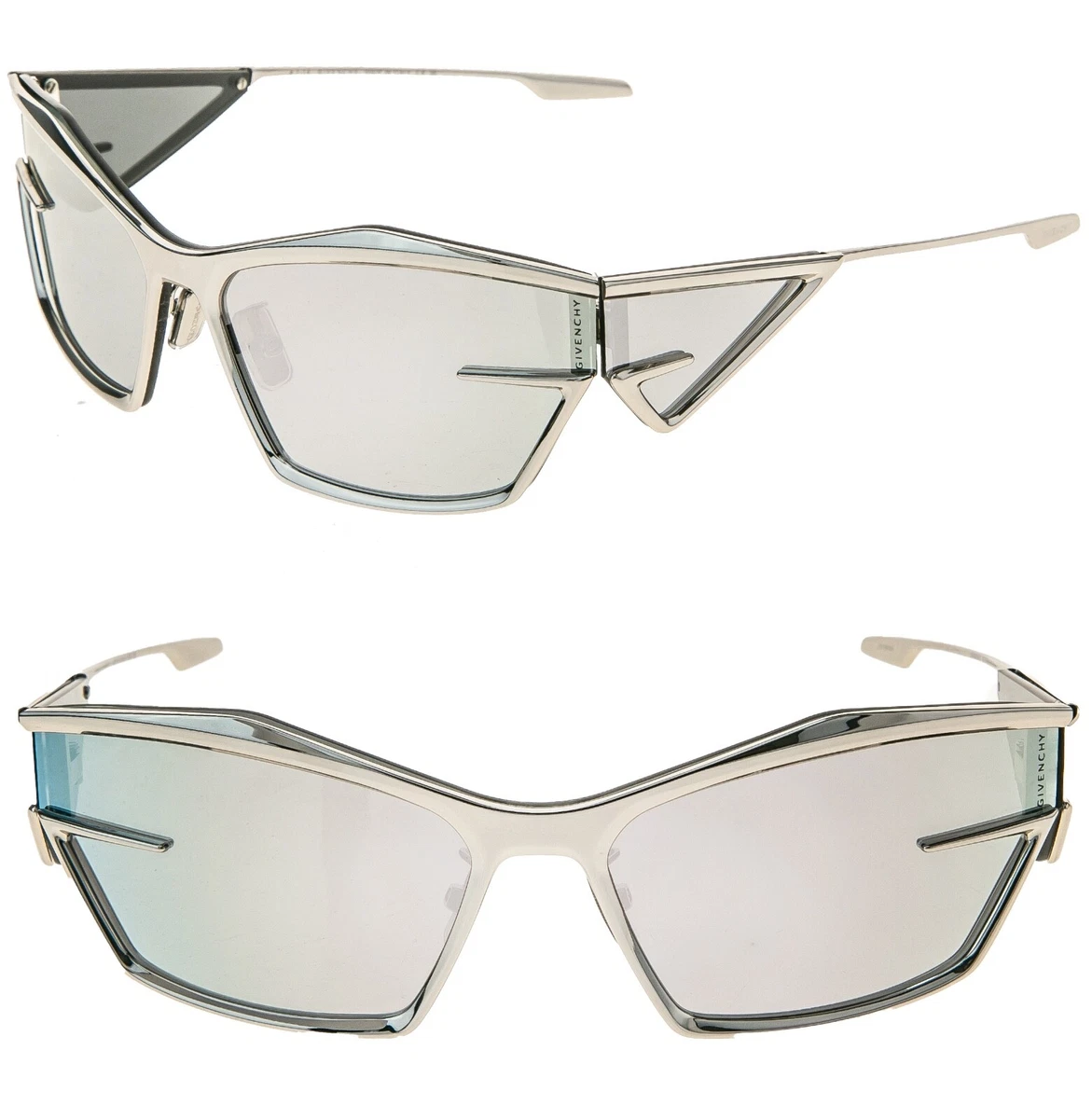 Givenchy Silver Sunglasses for Women for sale | eBay display picture 2