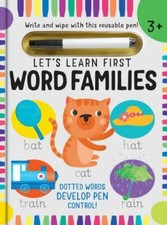 Let's Learn: Word Families (Write and Wipe): (Early Reading Skills, Letter Writ