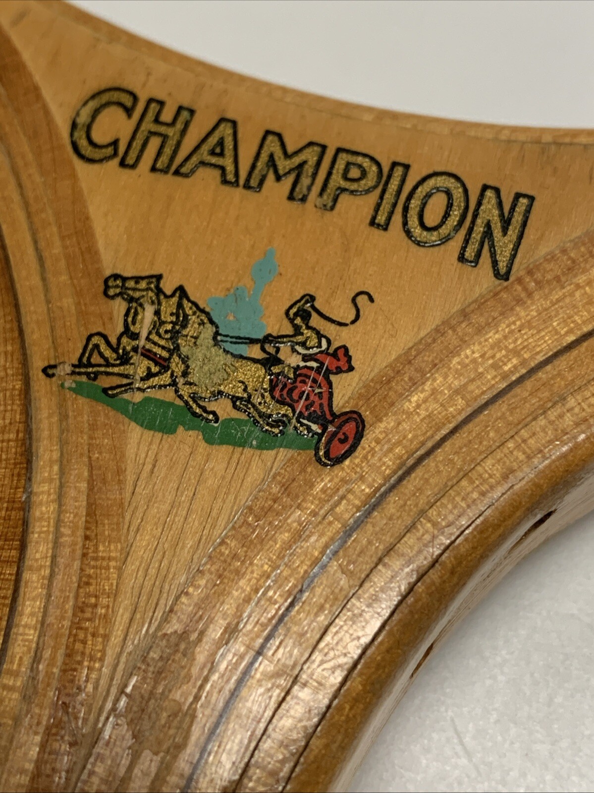 Vintage 1940s N. J. Magnan CHAMPION wooden tennis racquet, Exceptional Condition