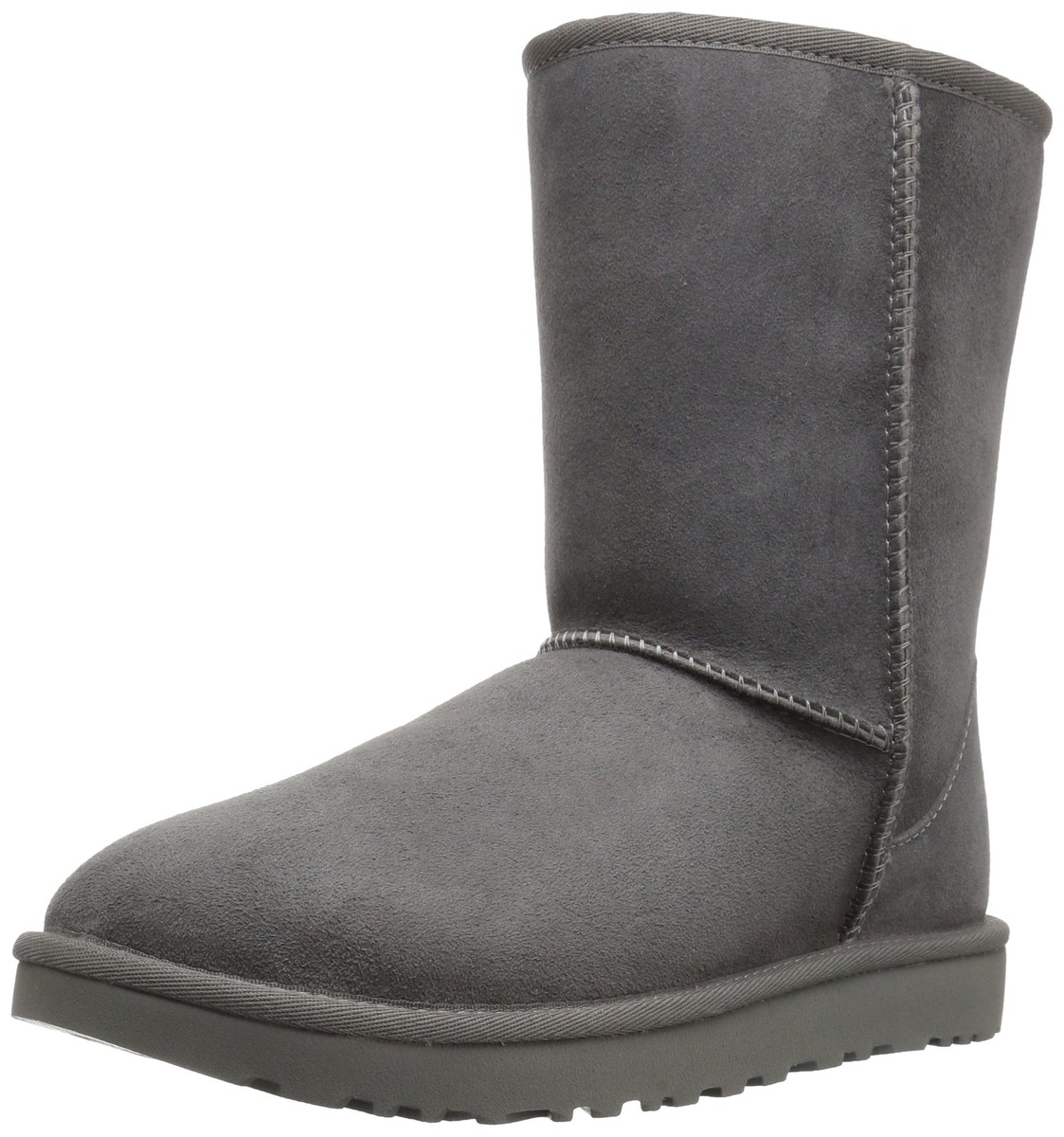 【新品】Ugg Classic Short grey 23cm US 6 Women's UGG Classic Short II Boots Grey New | eBay