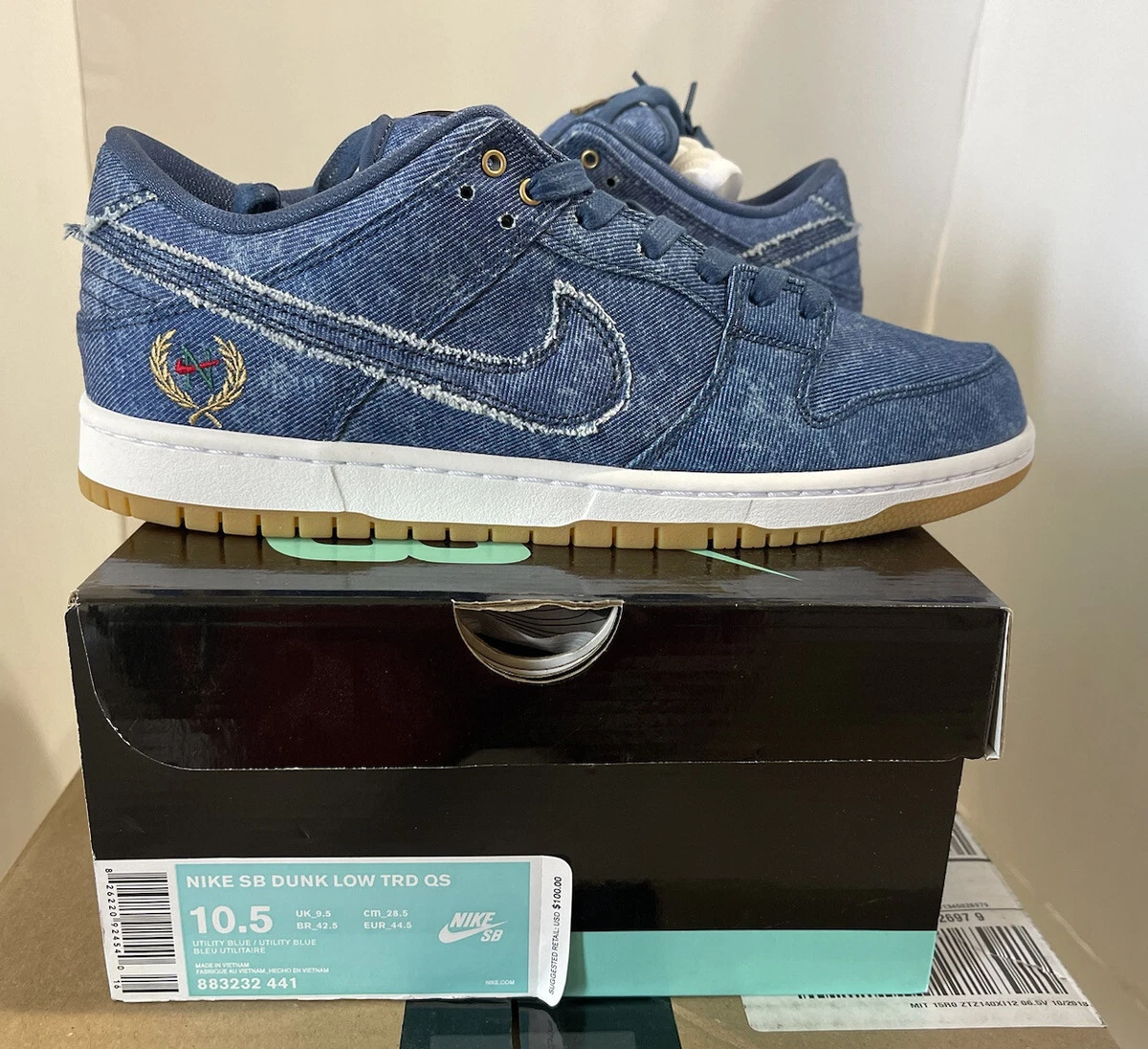 NIKE SB DUNK LOW TRD QS RIVALS PACK (EAST) 10.5 #883232-441