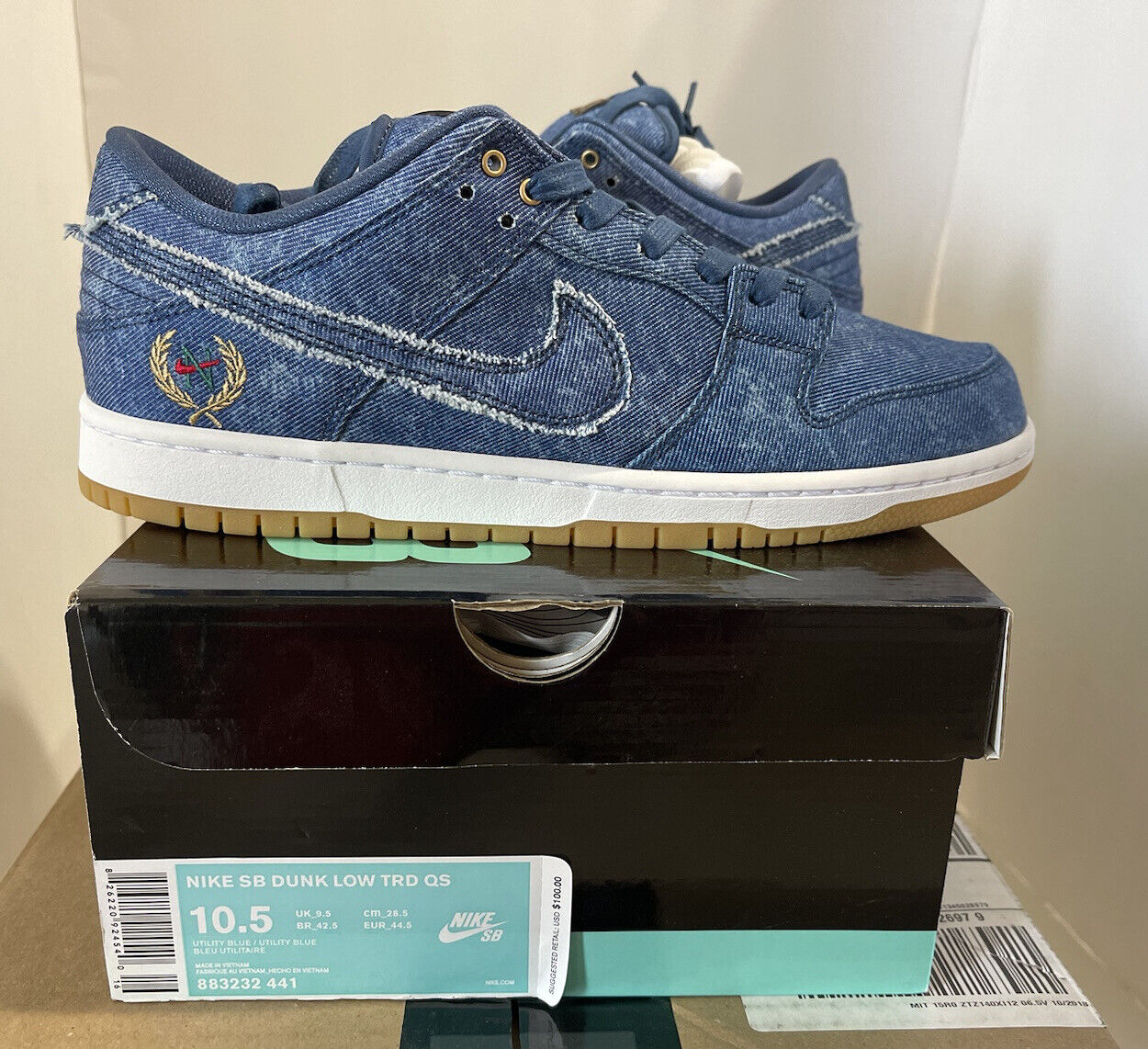 Size 10.5 Nike SB Dunk Low QS West Pack 2018