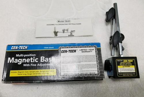 Cen-Tech Multi-Position Magnetic Base w/Fine Adjustment (New) - Picture 2 of 4
