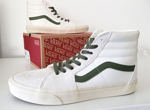 Vans SK8-Hi Sail White Olive Größe 43 grün oliv weiß VN0A4BVTR2S1 Old Skool - 第 2/3 張圖片